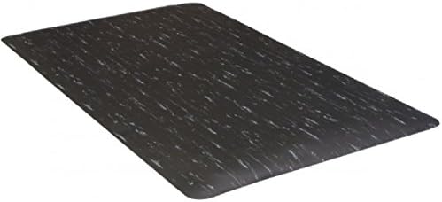 Mat Pro K-Marble Step Floor Mat, 2' x 60' x 1/2 inch, Vinyl, Grey/Black/White
