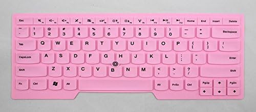 HYAIT 1Pcs Colorful Silicone Keyboard Protector Skin Cover for ThinkPad E330/335/430/430C/431/435/445,S430,L330,T430,T430U,X230 PINK