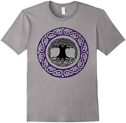 Celtic Tree of Life Tee Shirt - Male XL - Slate
