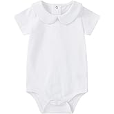 pureborn Baby Girls Boys Bodysuit Super Soft Cotton Romper 0-24 Months