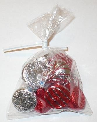 Candy Treat Bags 3"x5" with Twist Ties, Bag of 100