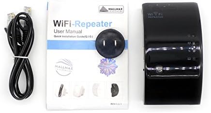Mallmax Wifi Range Extender 300Mbps Wall Plug Wireless Ap/Repeater with 3dBi Internal Antenna For Signal Boost and Easy Setup