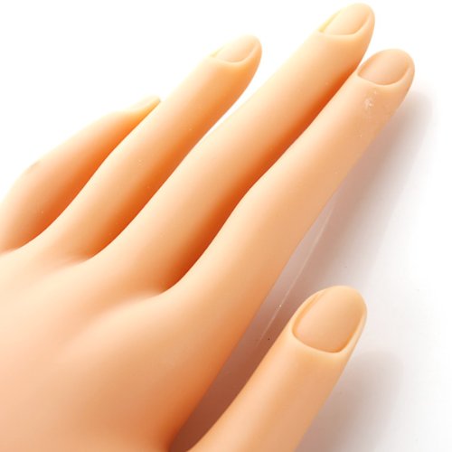 Uniqstore Adjustable Nail Art Fake Hand for Training and Display Bs-32