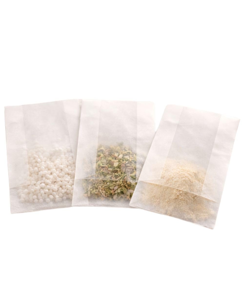 Pack of 500 6 cm x 4.5 cm Parchment Bags, Flat Bottom Bags, Small Paper Bags for Powder, Medicines, Grains etc.