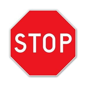 amazoncom stop sign road room door car sticker decal phone small 2