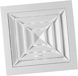 EUROPLAST 100mm Air Vent Cover - Adjustable Grille w/ Flyscreen - White ABS view 7