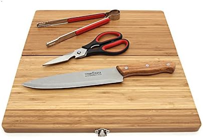 YETC Camping cooking utensils picnic knife sets folding cutting board cutting