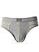 Men's Solid Color Bikini Brief Underwear(Pack of 5)
