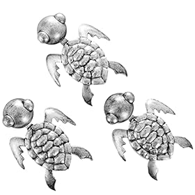 Metal Sea Turtle Wall Decor, Indoor & Outdoor Turtle Decor, Turtle Garden Decor and Turtle Decorations for Home. Turtle… 41sjBcCK8lS