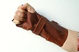Xcoser Batman Bane Wrist Guard Leather Brace Bane Right Hand Gauntlet Bane Gloves