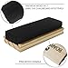 6 Pack Chalkboard Erasers Premium Wool Felt Eraser Dustless Wood Chalk Eraser Blackboard Eraser Cleaner for Teachers and Kids
