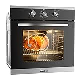 24"Single Wall Oven with 2 Racks Dalxo 2.6