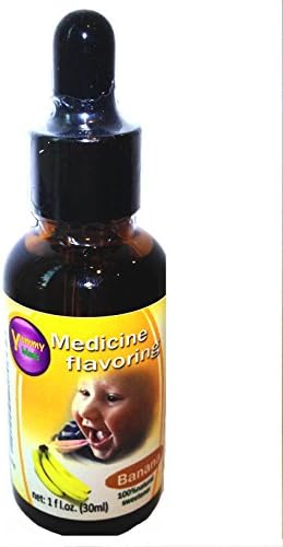 Flavor Drops Yummy Meds Flavoring Drops for Bad Tasting Medicines (Banana)