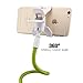 Gooseneck Cell Phone Clip Holder -360 Degree Full-Angle Flexible Long Arms Cell Phone Clip Holder Cell Phone Stand,Universal Lazy Bracket for iPhone Samsung Note Galaxy in Bedroom, Office, Bathroom, Kitchen,Desktop,Green