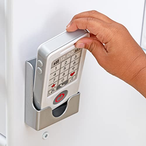 KidKraft Uptown White Wooden Play Kitchen with Play Phone, Chalkboard