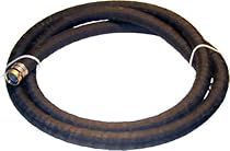 JGB Enterprises Eagle Hose EPDM/SBR Suction Hose Assembly, Black, 3