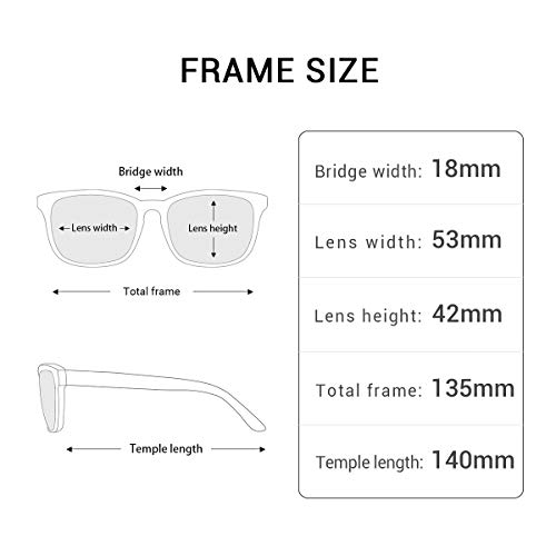Slocyclub Blue Light Blocking Glasses Vintage Nerd Square Keyhole Design Eyeglasses Frame for Women Men - Thumbnail 5