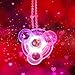 Mikulala LED Party Favors for Kids Prizes Glow in The Dark Party Supplies Light Up Necklaces Bulk Hand Spin Stress Relief Anxiety Toys for Girls Boys Christmas Birthday New Year Eve (24 Pack 1)