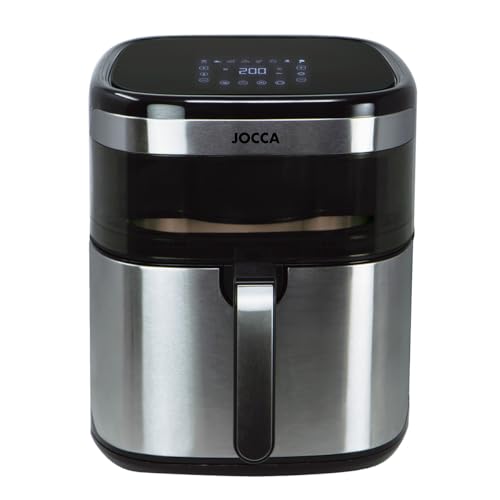 , Friggitrice ad Aria 10L 1800W con Display LED Touch, Finestra di Controllo e Timer 24 Ore