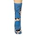 German Shepherd Dog Blue Cotton Ladies Socks, One Size, 9-11
