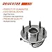 DRIVESTAR 【2WD Only】515054 Front Driver or Passenger Side Wheel Hub & Bearing Assembly for Chevy Silverado 1500 1999-2006, for GMC Sierra 1500/Yukon 2000-06, for Cadillac Escalade 02-06； 6-Lug