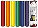 Firefly Craft Rainbow Heat Transfer Vinyl Bundle for Shirts - HTV Vinyl Bundle - Iron On Vinyl for Cricut and Silhouette Transfers - Iron on Vinyl Sheets - 6 Sheets per Pack (12