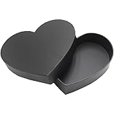 WENPACK Empty Heart Shaped Gift Box Strawberry Packaging (Black)