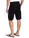 Lee Men's Dungarees Belted Wyoming Cargo Short, Black, 36