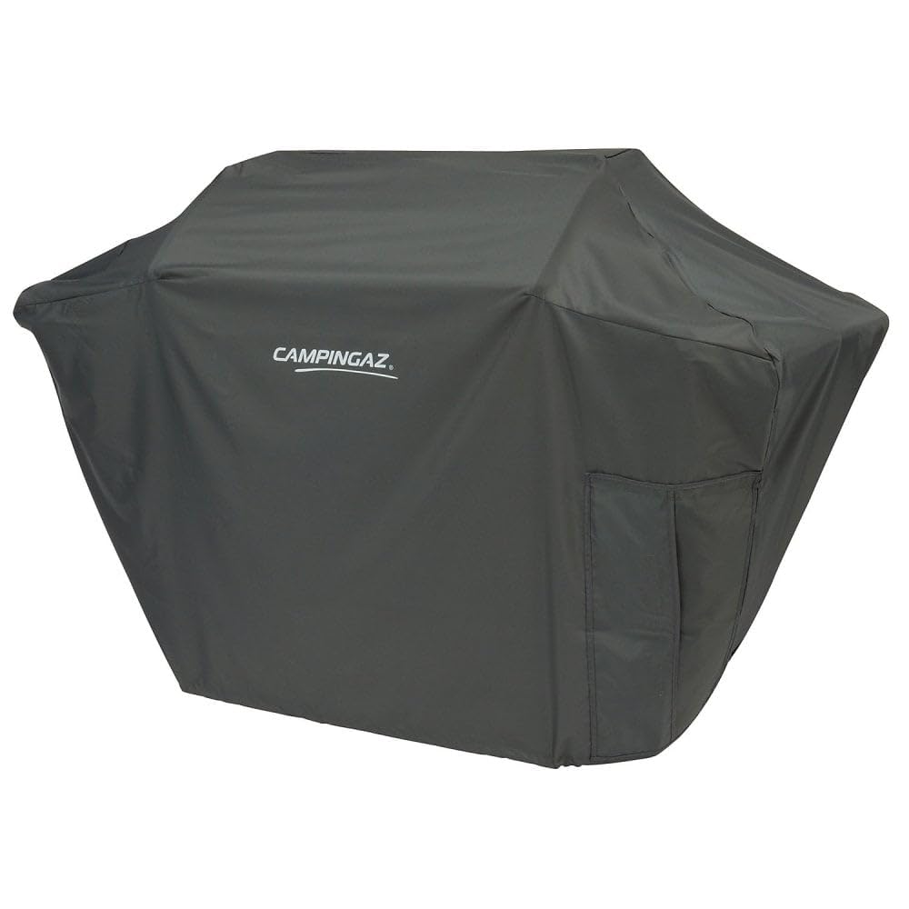 Campingaz BBQ Cover Premium L, solid waterproof barbecue grill cover with PU coating, pull cord for mounting 3 series, protection against sun, dust, rain