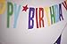 Happy Birthday Cake Topper Banner, Colorful Decorating Bunting for Birthday Decorations - Multicolor É