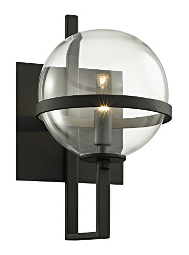 Troy Lighting B6221 Elliot Wall Sconce, Textured Black Troy Lighting B6221 Elliot Wall Sconce, Textured Black