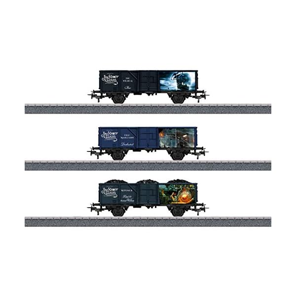 Märklin Start up 44817 - Offenes Güterwagen-Set „Nepomuk, Frau Mahlzahn und die Wilde13“, Spur H0