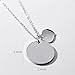 Blerameng Christmas Mother's Day Gift The Love Between a Grandmother and Granddaughter is Forever and I Love You Forever Thanksgiving Pendant Necklace