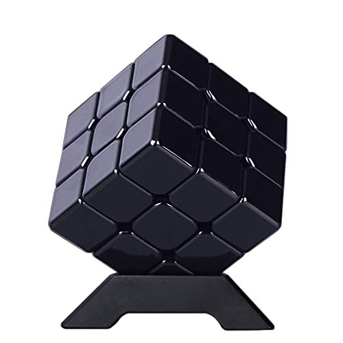 HMANE 3x3 Metal Magic Cube Black Puzzle Cube Toy
