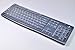 CaseBuy Keyboard Cover Skin for Logitech MK270 MK295 Wireless Keyboard & Logitech K200 K260 K270 MK200 MK260 Keyboard (Clear)