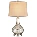 Catalina Lighting 19560-000 Transitional Mercury Glass Gourd Table Lamp, 24