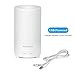 InnoGear USB Aromatherapy Essential Oil Diffuser Portable Aroma Humidifier with 7 Colorful LED Lights for Office Home Car Vehicle Travel, White