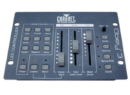CHAUVET DJ OBEY-3 3 Channel DMX-512 LED Light Controller w/ 25' Cable DMX3P25FT