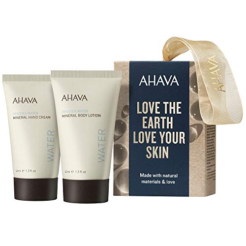 AHAVA Dead Sea Mineral Hand Cream and Mineral Body Lotion Set, 1.3 Fluid Ounce, 2 Count - Thumbnail 3