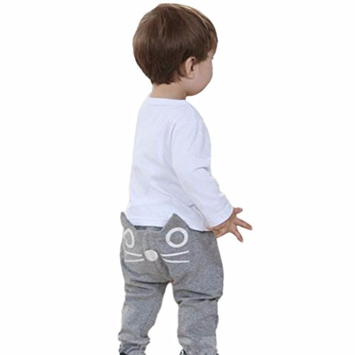 PHOTNO PHOTNO harem pants toddler baby Boy Girls baby pants unisex (0-7Y) (100 (2-3Y), Gray)