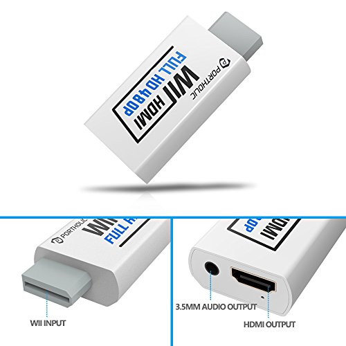 2 PORTHOLIC+Converter+Compatible+Nintendo+Monitor+Supports