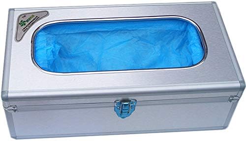 Feifei Automatic Shoe Cover Dispenser with 200pc Shoe Covers Slipcover for Medical, Home, Shop DND Office Non-Slip (Color : A)