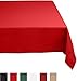 DII 100% Spun Polyester Table Top Collection, 52x70, Red, 1 Piece