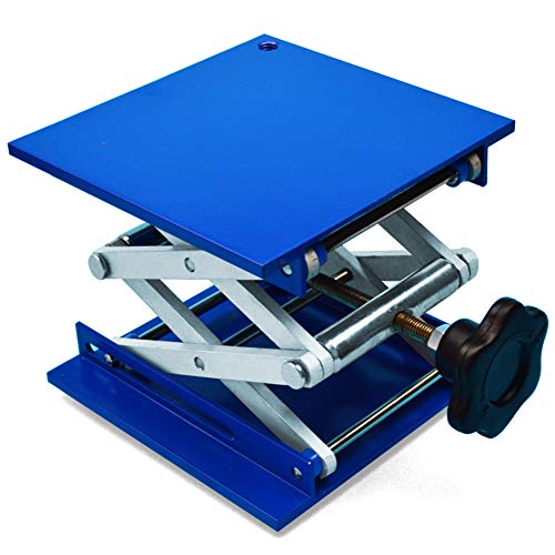 Lift Table Lab Jack Scissor Stand Platform Aluminium Oxide Laboratory Lab Stand (4''x4'')