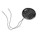 ChromLives 58mm Lens Cap with Lens Cap Leash Hole Bundle Compatible with Nikon Canon DSLR Cameras (58mm)- 4 Pack