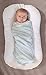 Organic Pack n Play Sheet - Portable Mini Crib Sheet 2 Pack 100% GOTS Certified Organic Jersey Cotton Knit Grey for Baby Girl or Baby Boy by Ely's & Co. (Grey)