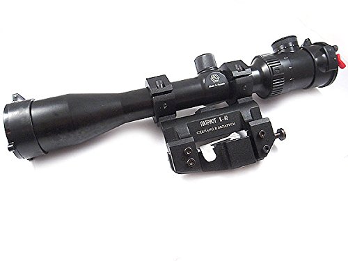 Kalinka Optics KOM 3-9x42 Illuminated LS Reticle Riflescope, 40mm Universal Mount, GSKOM3942LS40