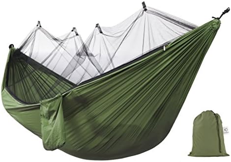 Zoophyter Hammock Tent with Mosquito Net, Lightweight & Portable for Backpacking Camping Traveling & Hiking (ArmyGreen)