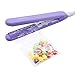 Food Bag Heat Sealer Handheld, Portable Mini Sealing Machine for Bag Food Storage, Double Smart Switches on the Side with 47 inch Separate Type Power Cable (Purple)