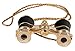 Levenhuk Broadway 325F Opera Glasses (Black Theater Binoculars with LED Light and Chain)